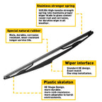 Set of 2 Rear Windshield Wiper Arms for Nissan Versa Hatchback (2007–2012)