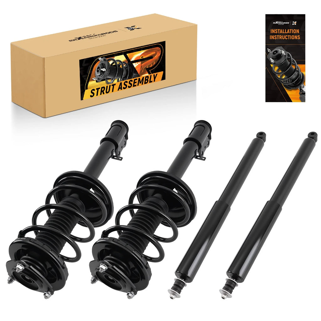4PCS Front Struts Coil Spring Rear Shocks Assembly for 1996-2000 Toyota RAV4 AWD