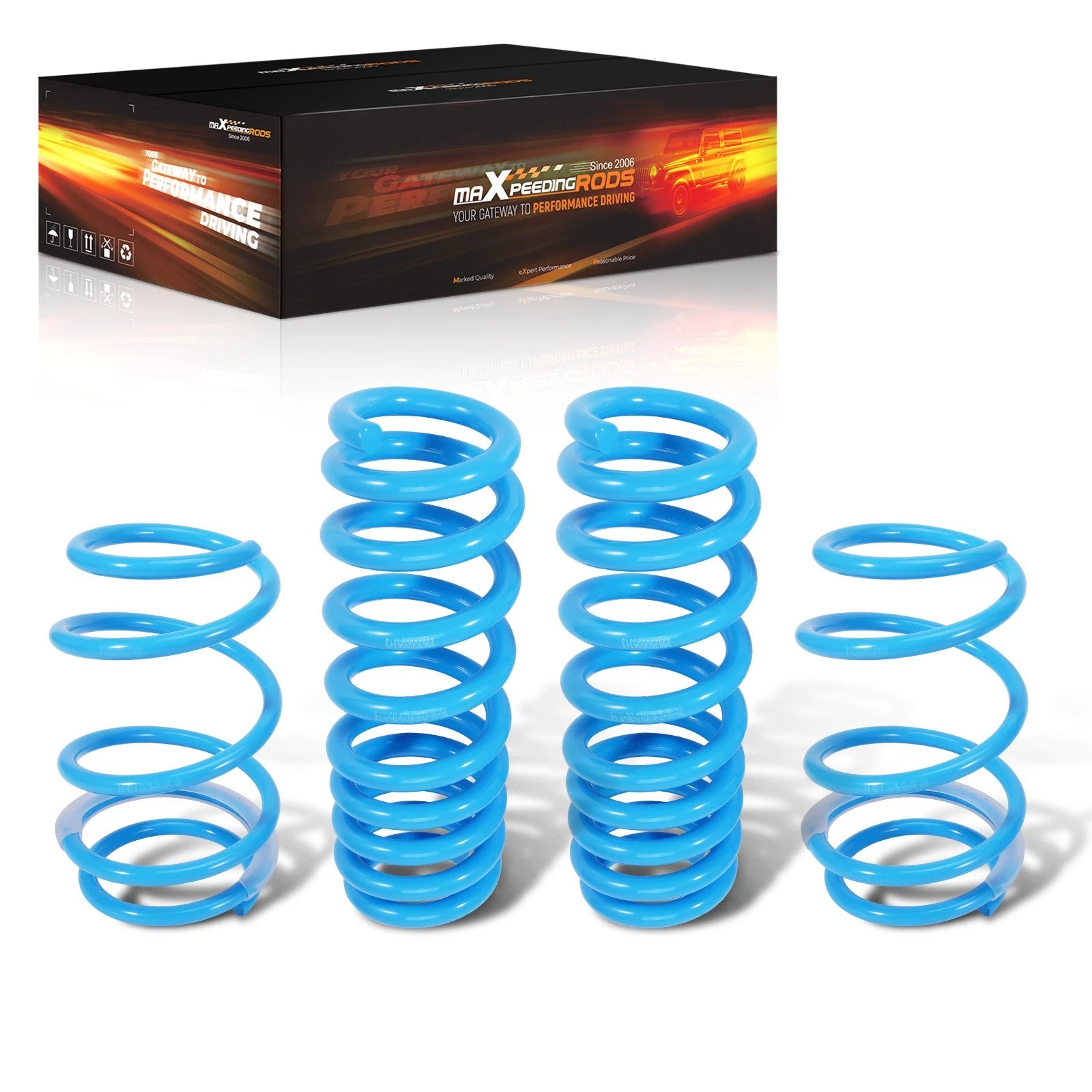 Set of 2 Lowering Springs for Scion tC (2005–2010) F:2.4" R:2"