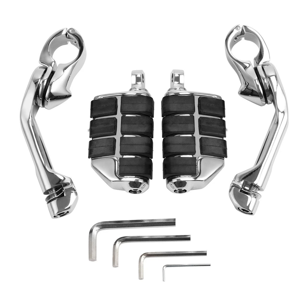 1-1/4" Chrome Highway Footpeg for Harley Touring