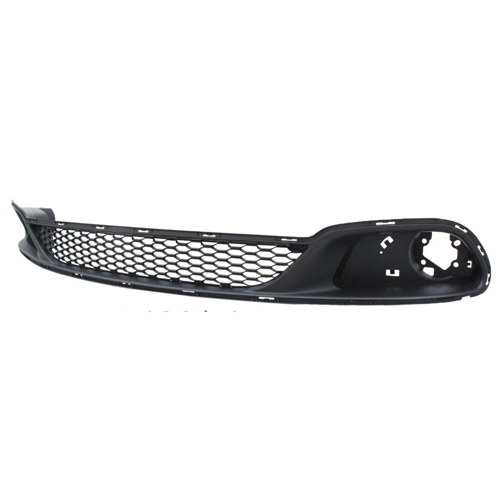 Replacement Gray Matte Polypropylene Front Bumper Cover Grille