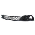 Replacement Gray Matte Polypropylene Front Bumper Cover Grille