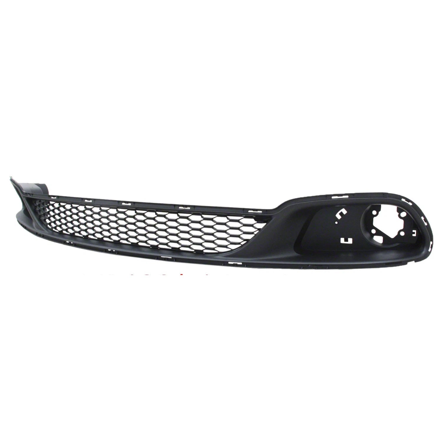 Replacement Gray Matte Polypropylene Front Bumper Cover Grille