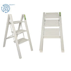 3 Step Folding Stool with Anti-Slip Pedal for Home Use