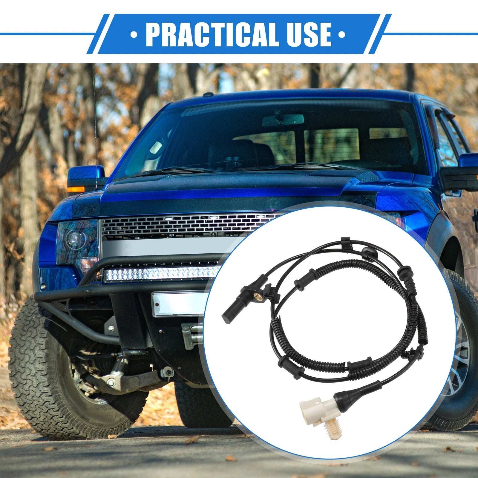 ABS Wheel Speed Sensor for Ford F150 Pickup (2009–2010) Rear Left 4.6L