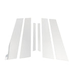 6 x Door Pillar Window Trim for Mercedes E-Class (2010-2015) Chrome Silver Tone