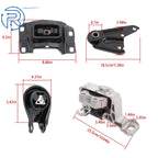 Set of 4 Motor & Trans Mounts for Mazda 3 2.0L L4 (2004–2009) A4402 A4404 A4405 A4418