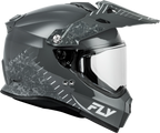 Fly Racing Trekker Helmet Large Grey for Street & Full-Face (2015–2023)