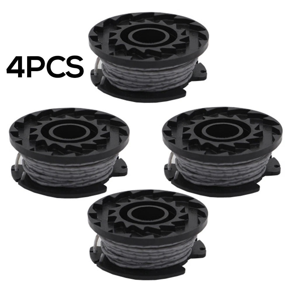 Set of 4 String Trimmer Spools for GreenWorks (Compatible 065 Inch)