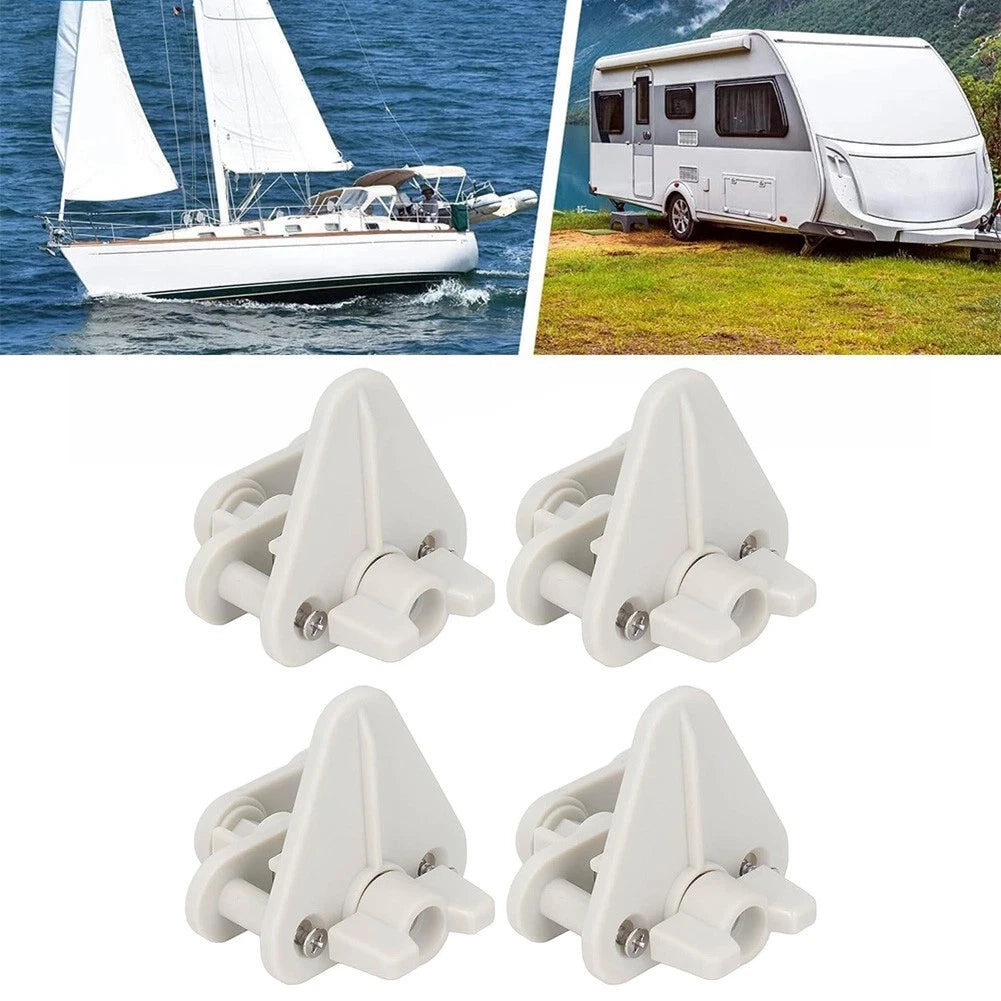 Set of 4 Pontoon Gate Latch for 1 to 1 1/4 Inch Square Frame Boat Doors