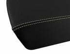 Leather Console Lid Armrest Cover for Ford Edge (2011–2020) Beige Stitch
