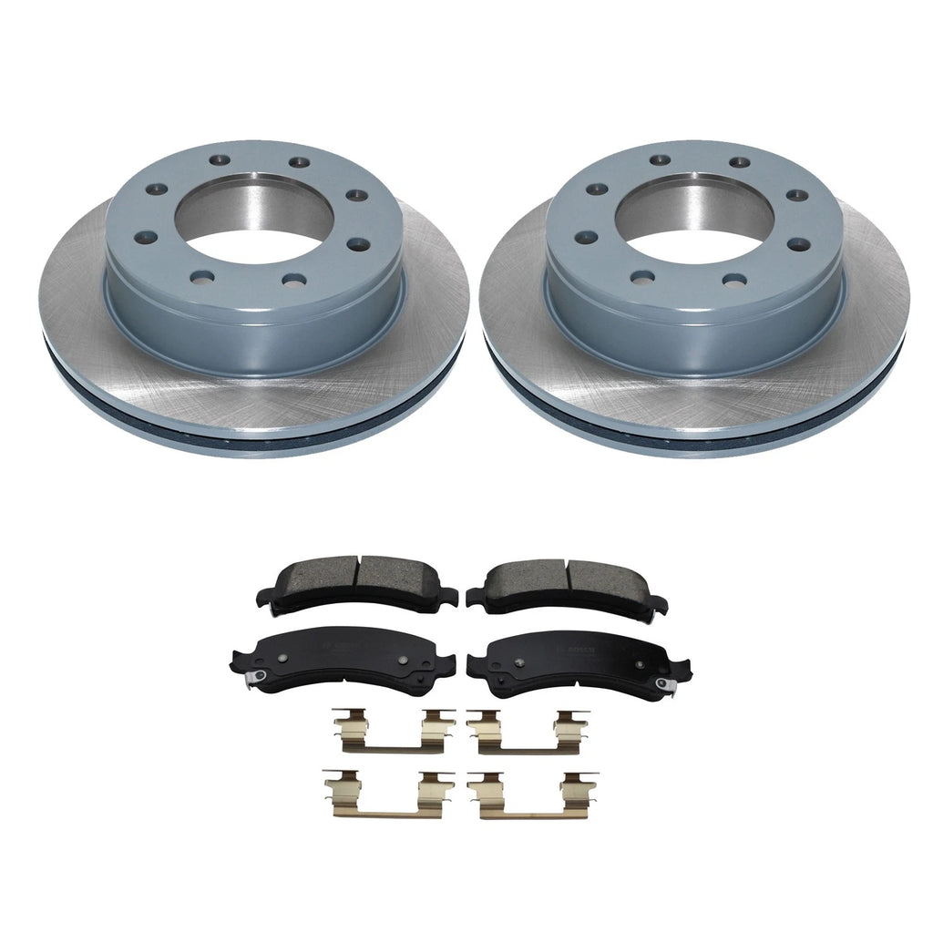 DuraGo Rear Rotor & Bosch QuietCast Ceramic Disc Brake Pad Kit for Savana 2500 (2010–2023)