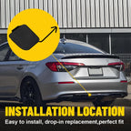 Rear Tow Hitch for Honda Civic (2016–2021) Black Bumper Cover