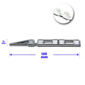 Polished Metal 3D Decal Emblem Sticker for Hummer GMC Ford Chevrolet (2000–2023)