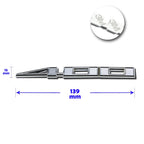 Polished Metal 3D Decal Emblem Sticker for Hummer GMC Ford Chevrolet (2000–2023)