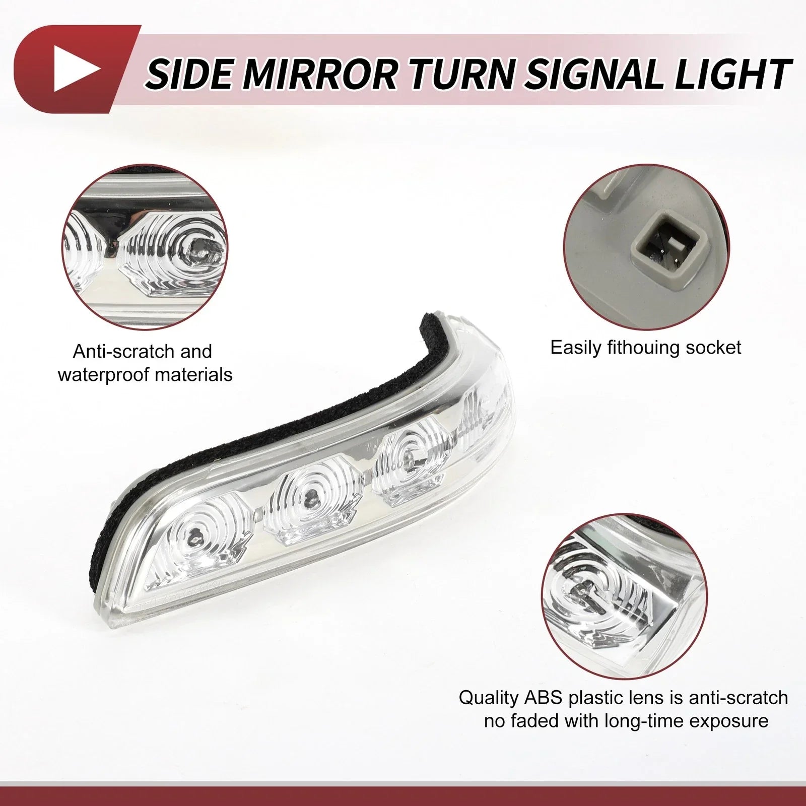 Car Mirror Turn Signal Light for Hyundai I30 (2009-2012) Left LED