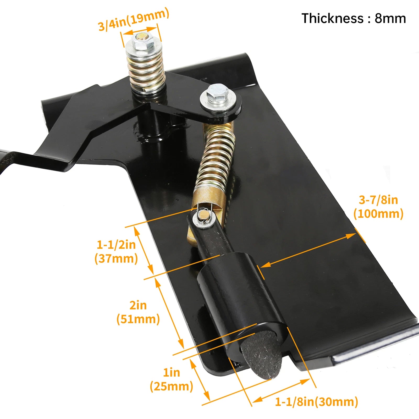 Quick Attach Bucket Conversion Adapter Latch Plates for Skid Steer (Universal)