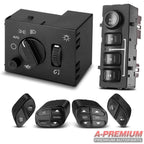 6X 4WD Selector, Steering Wheel & Headlight Switch for Cadillac Chevy