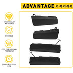 4X Front Bumper Tow Hook Eye Cover Cap for Toyota RAV4 (2019–2023)