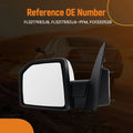 Left Heated Mirror for Ford F-150 XL/XLT Crew Cab (2015–2017) Chrome