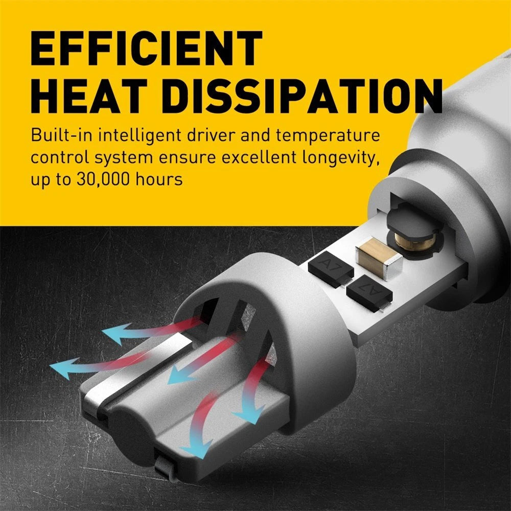 2X LED Reverse Back Up Light Bulb for Make Model