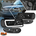 Headlights for Mercedes Sprinter 1500-4500 (2019–2022) Black Housing Clear Lens