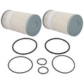 2X Fuel Filter for International 9900I Peterbilt 367 (2000–2017) FF5369W FF5369