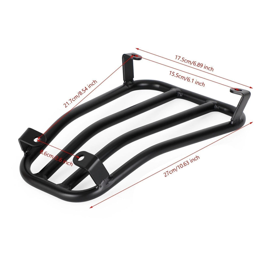 Matt Black Floor Board Luggage Carry Support Rack for Vespa GTS GTV GTL (2008–2023)