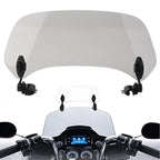 Adjustable Windshield Spoiler Deflector for Motor - Smoke