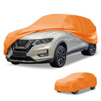 Waterproof Car Cover for Nissan X-TRAIL (All Weather, Orange, Zipper)