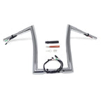 14" Prewired Drilled 32mm Ape Hanger Handlebar for Harley Road King (2014–2015)