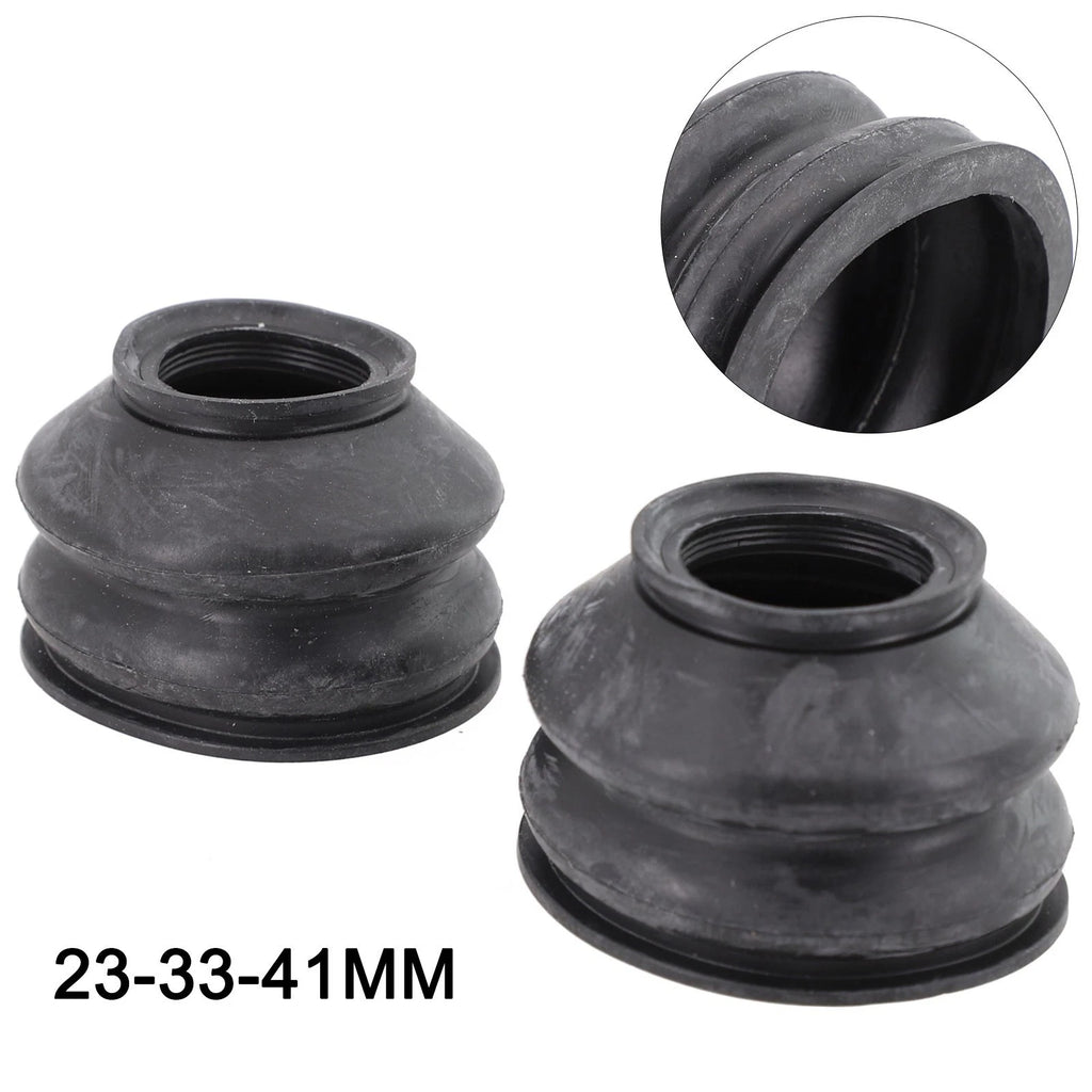 Set of 2 Ball Joint Cover Kits for - Black Silicone