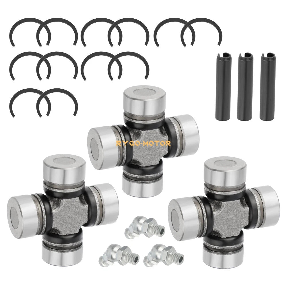 3X Prop Shaft U-Joints for Polaris Ranger Crew 1000 900 800 570 500