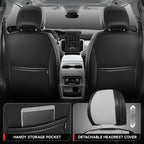 Set of 2 Front Row Seat Covers for Universal Touring Series (Grey)