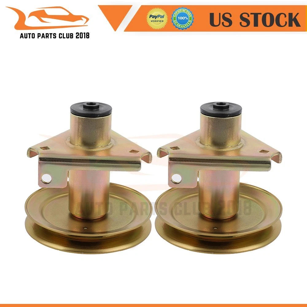 2X Spindle Assembly for John Deere STX38, STX46 (AM124511, AM118532)