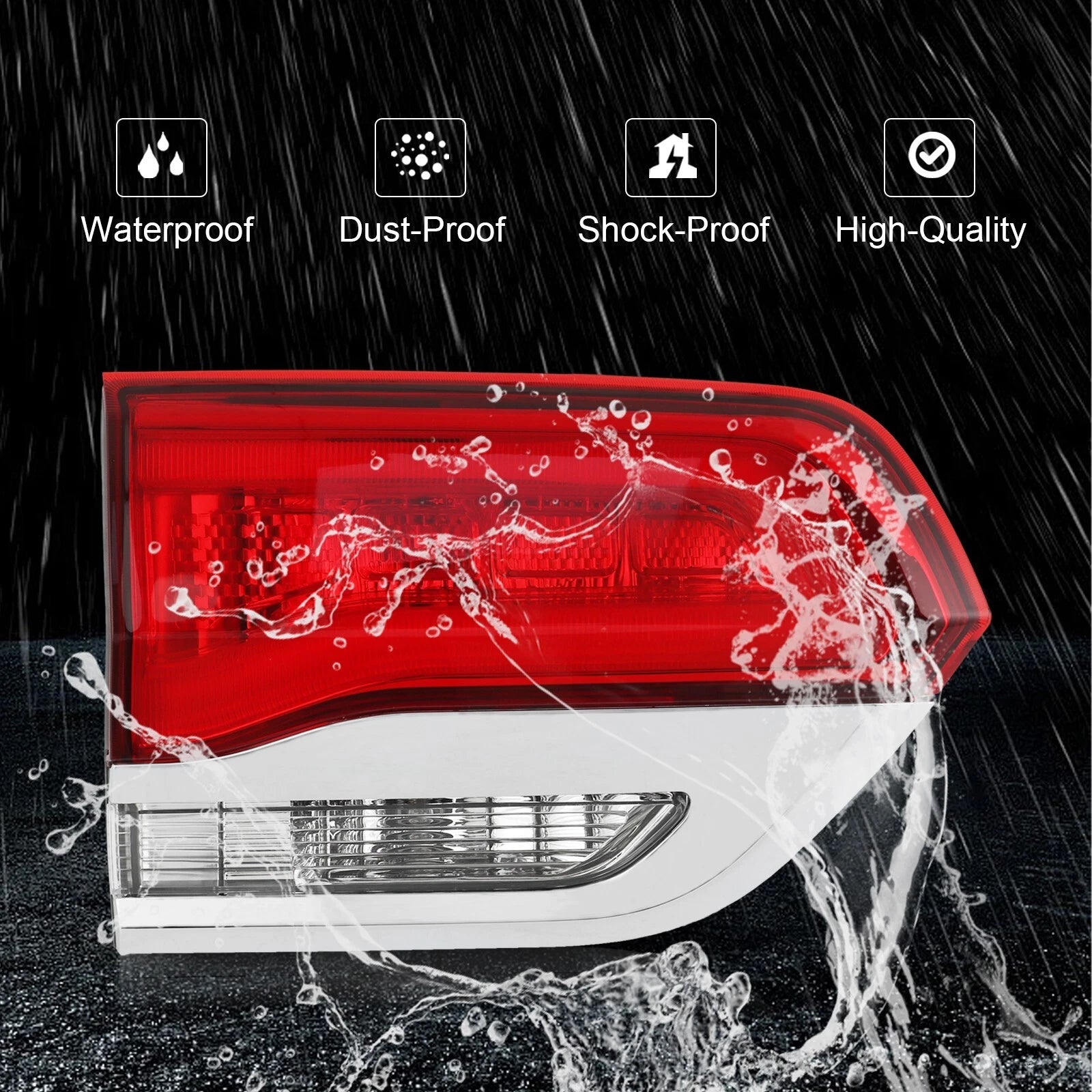 Left Inner Halogen Tail Light for Jeep Grand Cherokee (2014-2019)