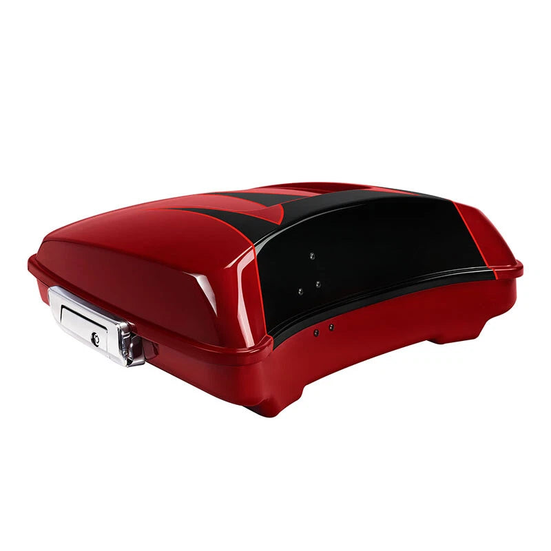Razor Trunk for Harley Touring (2014–2025) Starfire Black/Atomic Red