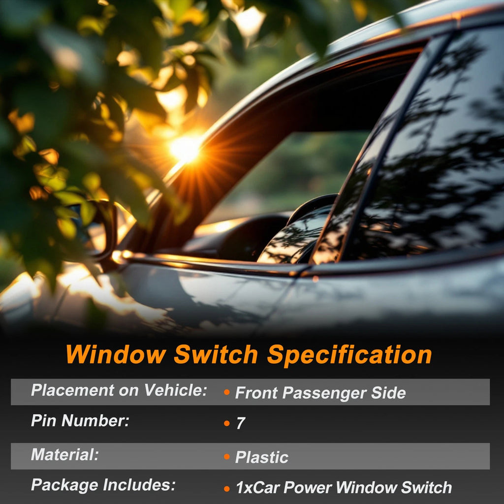 Front Passenger Side Power Window Switch 93580-3D000 for Kia Rio, Hyundai 