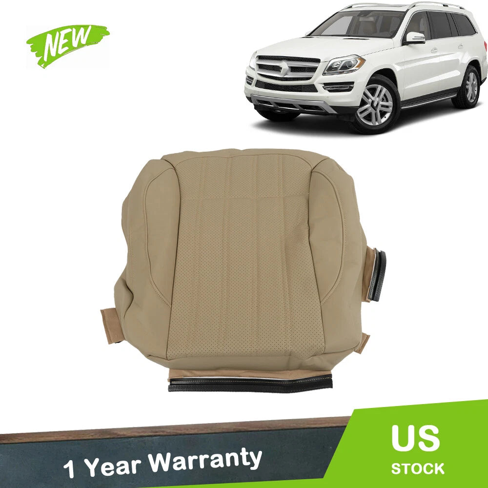 Leather Driver Bottom Seat Cover for Mercedes Benz GL350 GL450 (2013–2016)