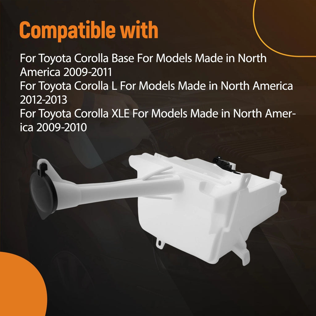 Washer Reservoir Bottle w/ Sensor for Toyota Corolla (2009–2013) 8531502320