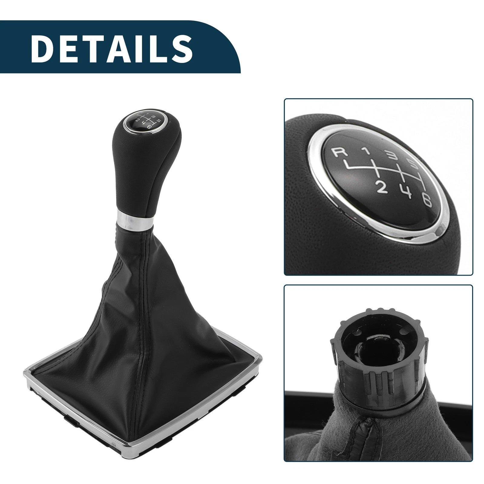 6 Speed Manual Gear Shift Knob with Cover for Mercedes-Benz C-Class (2007–2023)