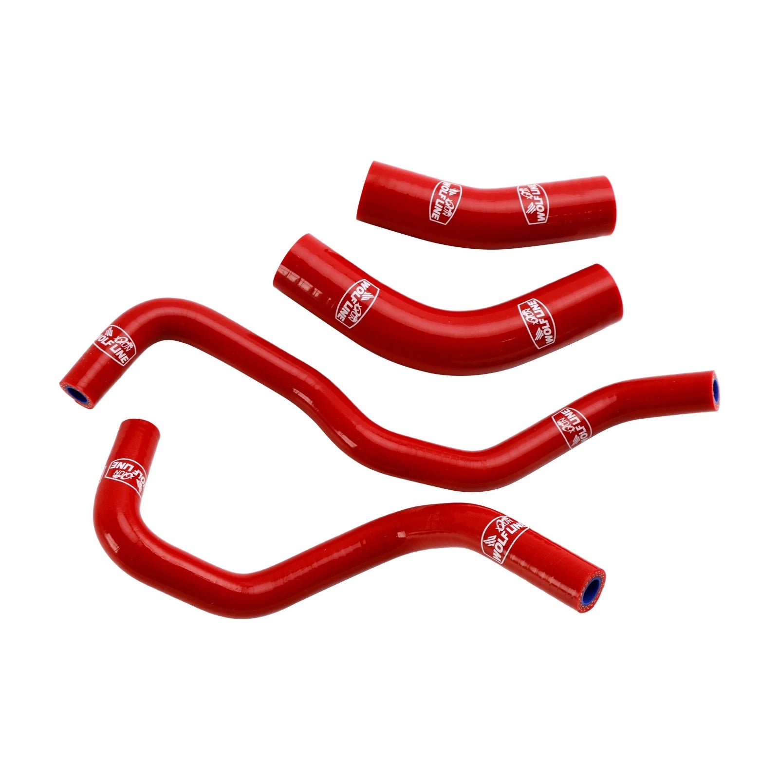 Silicone Radiator Coolant Hose Kit for Yamaha Tenere 700 (2019–2024) Red