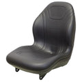 Black Vinyl Seat with Brackets for Case IH Tractors (DX21–DX31)