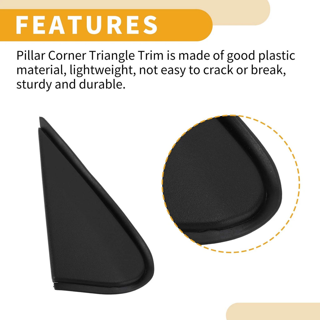 Front Right Side Pillar Corner Triangle Trim for Toyota Land Cruiser (2008–2011)