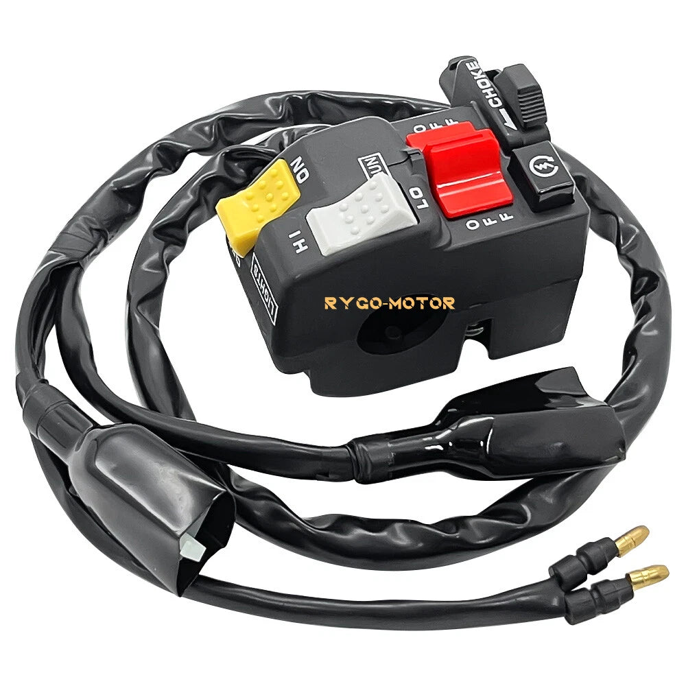 Control Switch Start Kill Stop Headlight Button for Honda TRX250 (1985–1987)