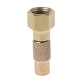 Screw On Tire Chuck for Tire Inflator (Brass Construction)