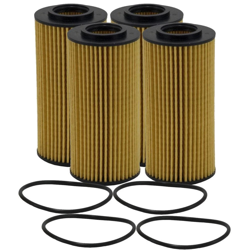 Set of 4 Wix WL10024 Engine Oil Filters for (Metal Free)