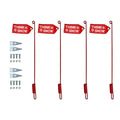 Snow Plow Blade Markers Guide Sticks Pair for Western 59700