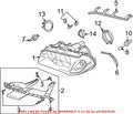 Headlight Cover for BMW (OEM 63128381326)