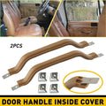 Set of 2 Tan Interior Door Pull Straps for Jeep Wrangler (1987–1995)